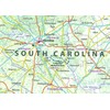 South Carolina USA State Map - 23.4 x 15.4 Inches
