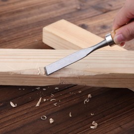 LEONTOOL 12 Pieces Wood Chisel Set Wood Carving Tools Set with Storage Bag for Woodworking, Carbon Steel Chisel with Wood Handle, 7.9" Wood Working Tools and Accessories Wood Carving Chisels Kit