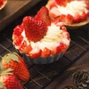 6 Pieces Tart Pan with Removable Base Non-Stick Carbon Steel
