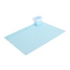 Silicone Painting Mat with Water Cup Washable Protruding Scale Line
