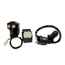 PCP - Cdi Ignition Coil Starter Relay Electric Kit for GY6 50cc 125cc 150cc ATV Scooter Go Kart