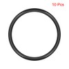 sourcing map Metric Nitrile Rubber O-Rings Seal Rubber 60mm Outer