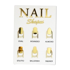 Perfeclan Nagelspitzen-Anzeigetafel, Maniküre-Anzeige, Mode-Nagelkunst-Anzeigenständer, 19cmx26.5cmx2mm A