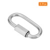 PATIKIL 4mm Chain Quick Links, 5 Pack Chain Connector Screw