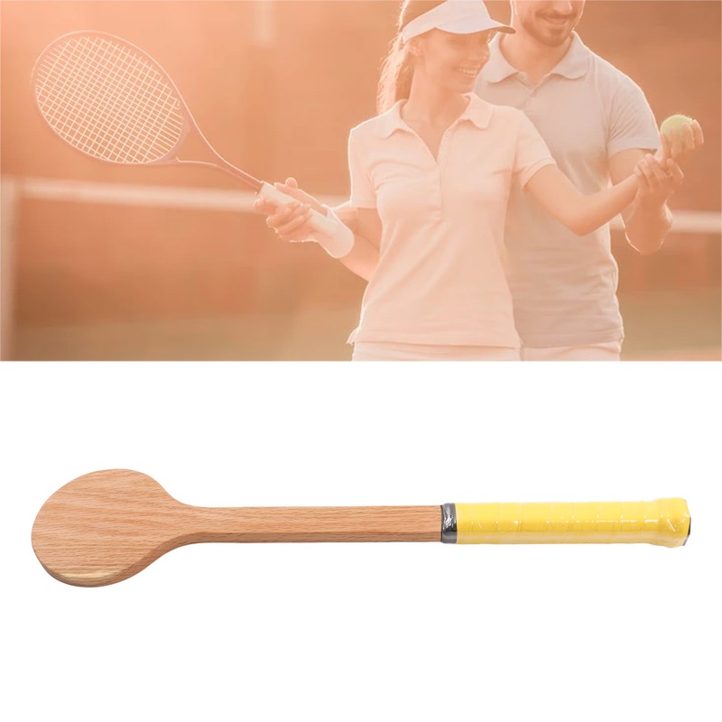 Tennis Pointer Spoon Wood Sweet Pointer Trainer Racket Swing Practice