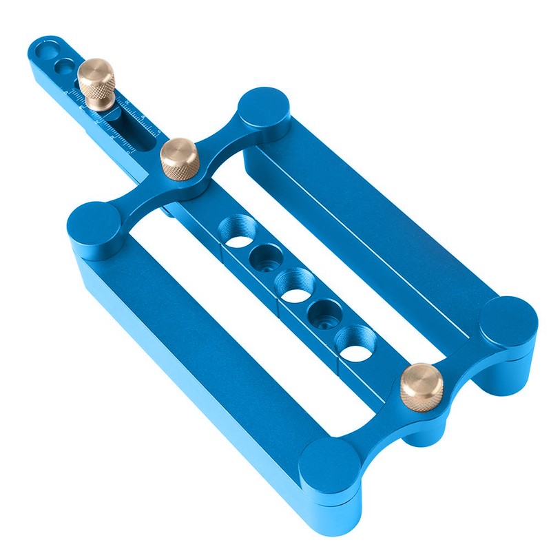 6/8/10mm Self Centering Doweling Jig Drilling Guide Kit Woodworking Positioner