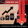 Thin Rip Jig Table Saw Jig Guide, Making Repetitive Narrow