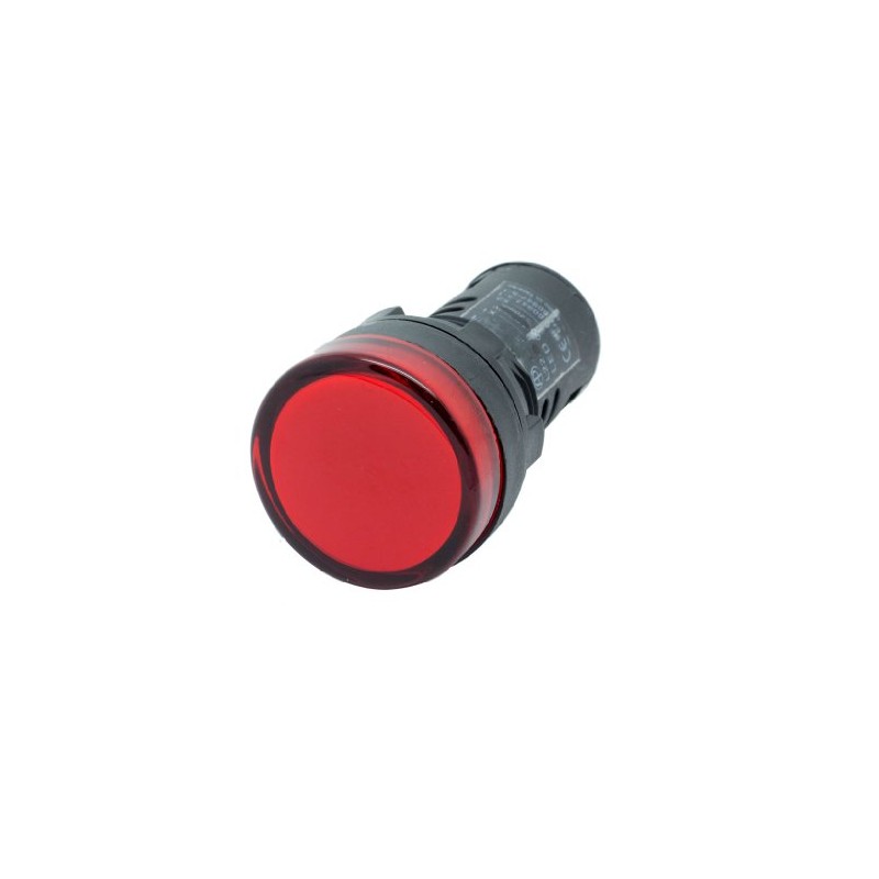 Alpinetech L22 22mm AC LED Pilot Panel Indicator Light 120V