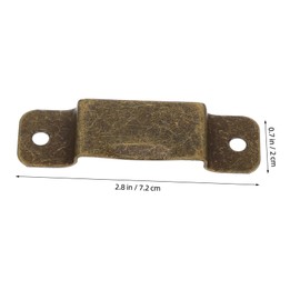 Operitacx 1 Set Tape Holder Clip Measuring Tape Holder for Tool Belt Measuring Tape Clip Holder for Tape Measure Belt Holder Belt Clips with Measuring Tape Measure Clip Made of Metal Iron Golden