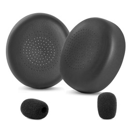 TaiZiChangQin Ohrpolster, kompatibel mit Jabra Evolve2 30 / 30SE / 30MS / 30UC, kabelgebundene Kopfhörer, Protein-Leder-Ohrpolster