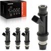 A-Premium 4 Holes Set of 4 Fuel Injectors Compatible with