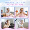 IFECCO Kids Headphones Cartoon Face Wireless Childrens Headset LED Indicator