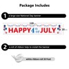 Happy 4th of July Banner Balloons Burgee