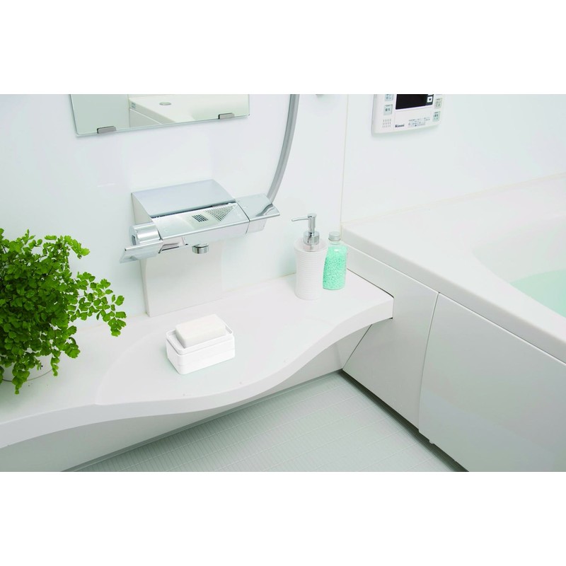 Shinki Gosei Tonbo Float Soap Dish, Ag Antibacterial, Water Draining,