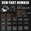 Cooling System Replace Kit Compatible with 2010-2020 Jaguar & Land