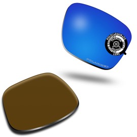 SOLODAD Replacement Lenses for Oakley Holbrook XL OO9417 Sunglasses Polarized-Shark Blue Polycarbonate Plus