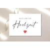 The Life Barn Postcard with Envelope "Alles Liebe zur Hochzeit"