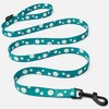 CollarDirect Floral Dog Leash Nylon Pattern Flower Print Adjustable Pet