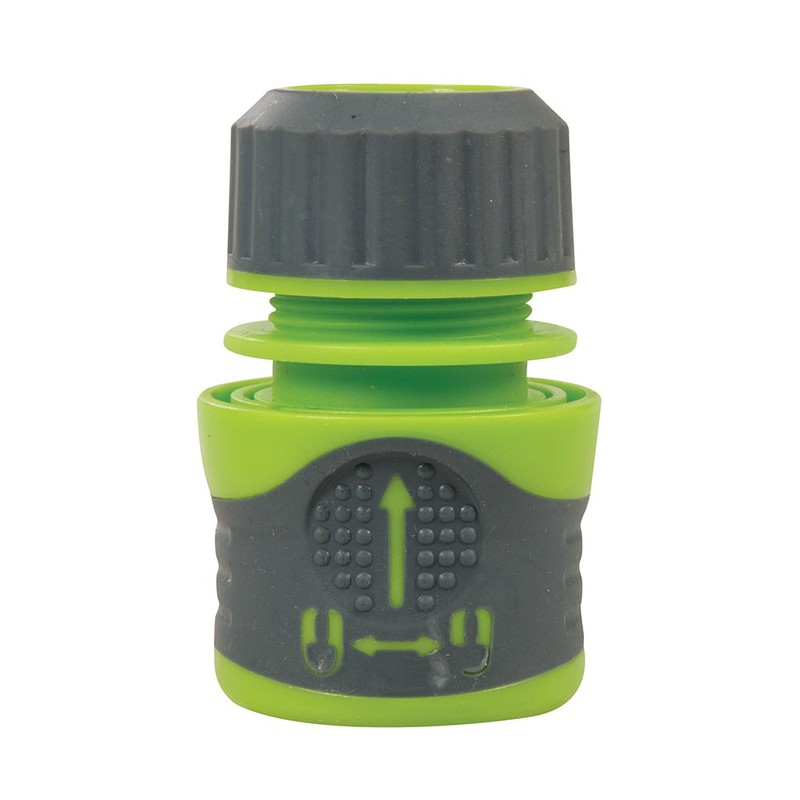 Silverline 864167 Soft-Grip Hose Quick Connector Female, Green, 1/2"