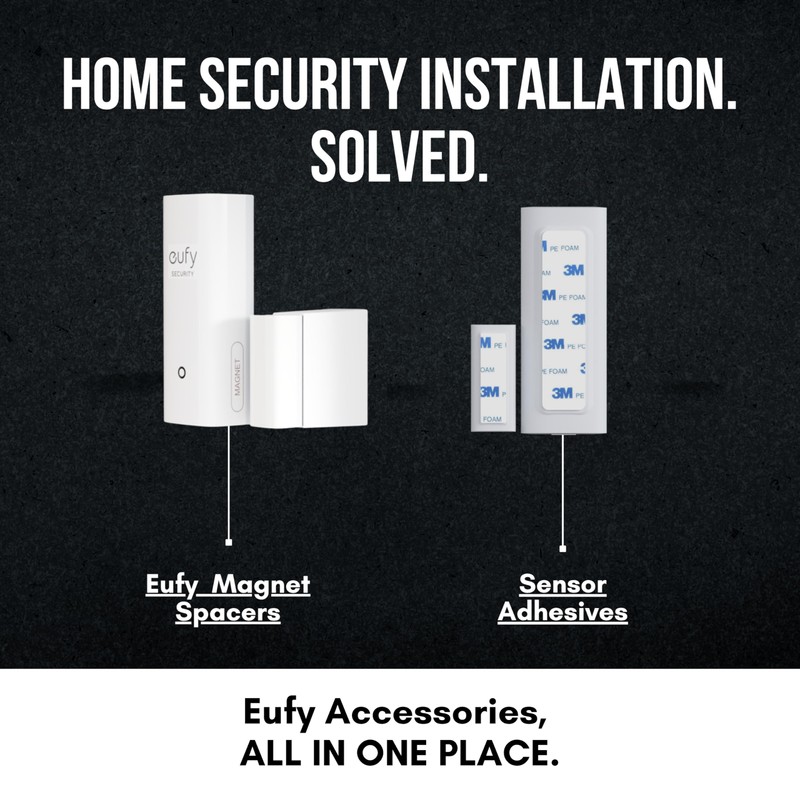 Contact Sensor Adhesive - Compatible with EUFY Sensor | Mounting
