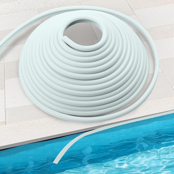 MJZ 120FT Pool Liner Lock, Flexible T-Shape Pool Liner Bead