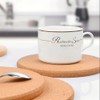 160 * 10mm Round Coaster Absorbent Trivet Made of Cork