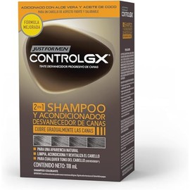 Just For Men Control GX Shampoo y Acondicionador Desvanecedor Canas, 118ml