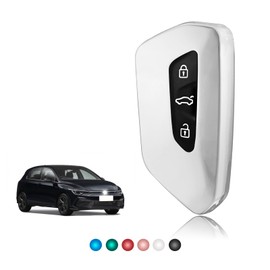 TOOMUME Key Case TPU Glossy Car Key Cover Fits VW Volkswagen Cupra Formentor Born Golf 8 Seat Leon MK4 Ibiza Ateca Skoda Kodiaq Fabia Enyaq Octavia