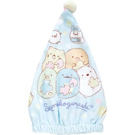 San-X CM53301 Sumikko Gurashi Cap Towel H15.7 x W9.1 inches (400 x 230 mm)