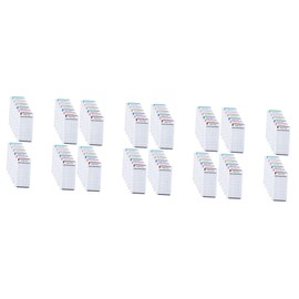 Operitacx 96pcs Loose-Leaf Budget Planner Cards for Personal Finance Cash Consumption Tracking Sheets Portable Office Supplies for Home Travel and Business Budgeting