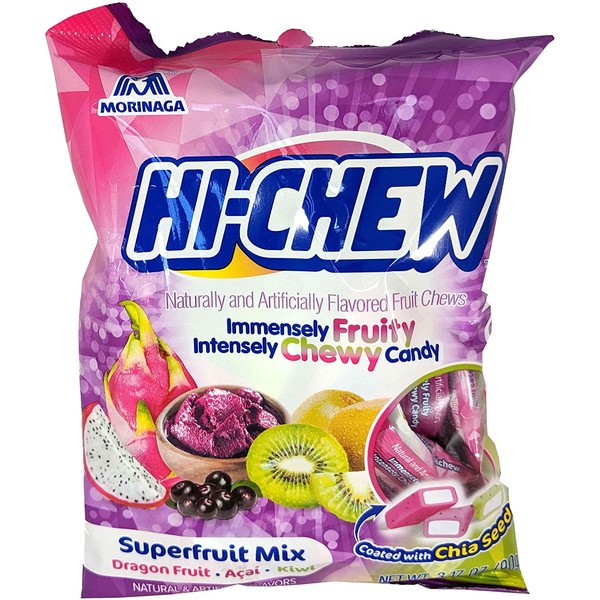 Hi-Chew Chewy Candy Superfruit Mix, 3.17 Ounce