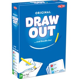 Tactic Games 53124 Easy to Learn Board Draw The Picture Game for Friends & Family | 3+ Players/Teams | Sketch, Guess, Laugh: Ideal for Parties | Age 10+, Mixed