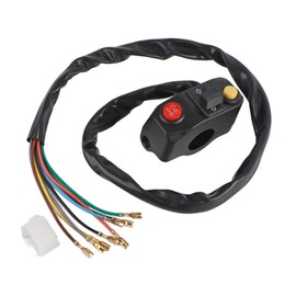 Motorcycle Handlebar Switch Universal 7/8in Motorbike Handle Bar Accessory DC 12V
