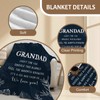Yasrlvun Grandad Gifts Grandad Blanket 50"x60" for Grandfather Presents for