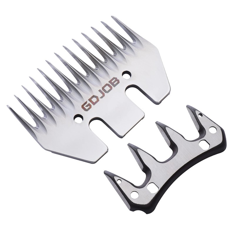 13 Teeth Straight Replacement Blades for Sheep Shears, Professional Stainless