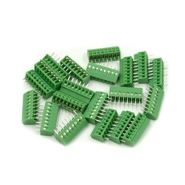 Hxchen 8-Pin 2.54mm Pitch 150V 6A PCB Mount Screw Terminal Block Connector - (20 Pcs)