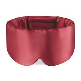 OLESILK Sleep Mask, 100% Natural Mulberry Silk Eye Mask for Women and Men with Adjustable Strap, Large in Size, Blindfold for All Night Sleep, Burgundy