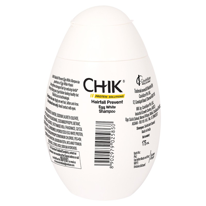 Chik Protein Solutions - Hairfall Prevent Egg White Shampoo -