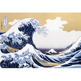 Beverly 300-089 Jigsaw Puzzle 300-089 300-089 Piece Jigsaw Puzzle in the Waves, Thirty-Six Views of Fugaku