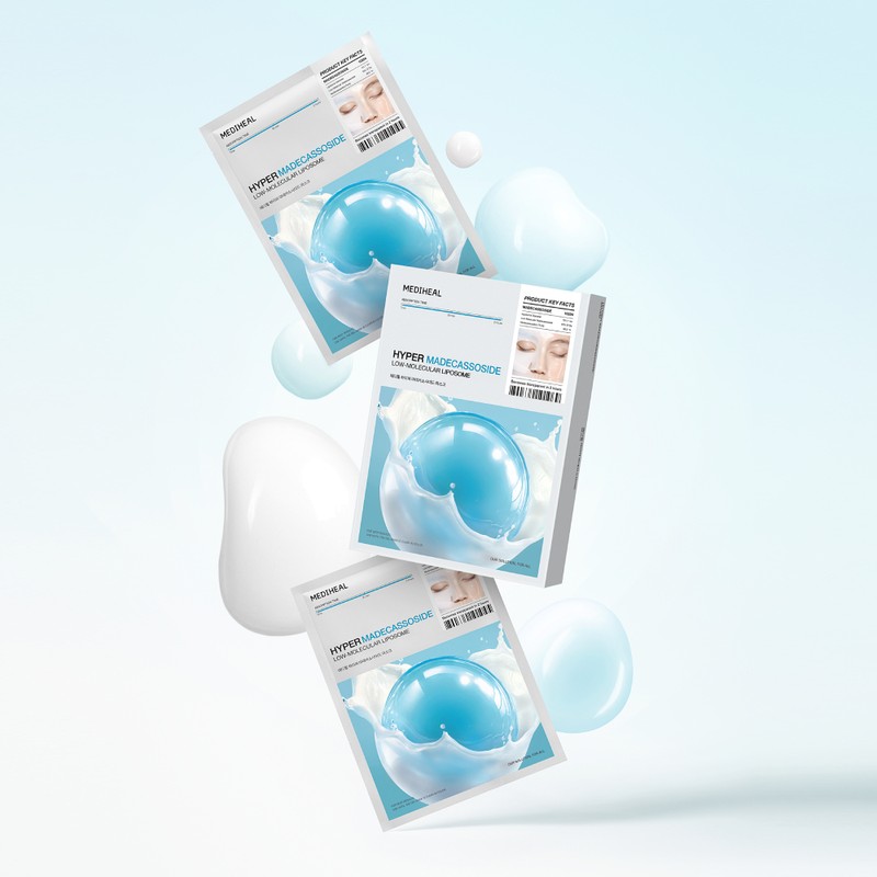 Mediheal Hyper Gel Mask Madecassoside, 1 sheet, 10 count