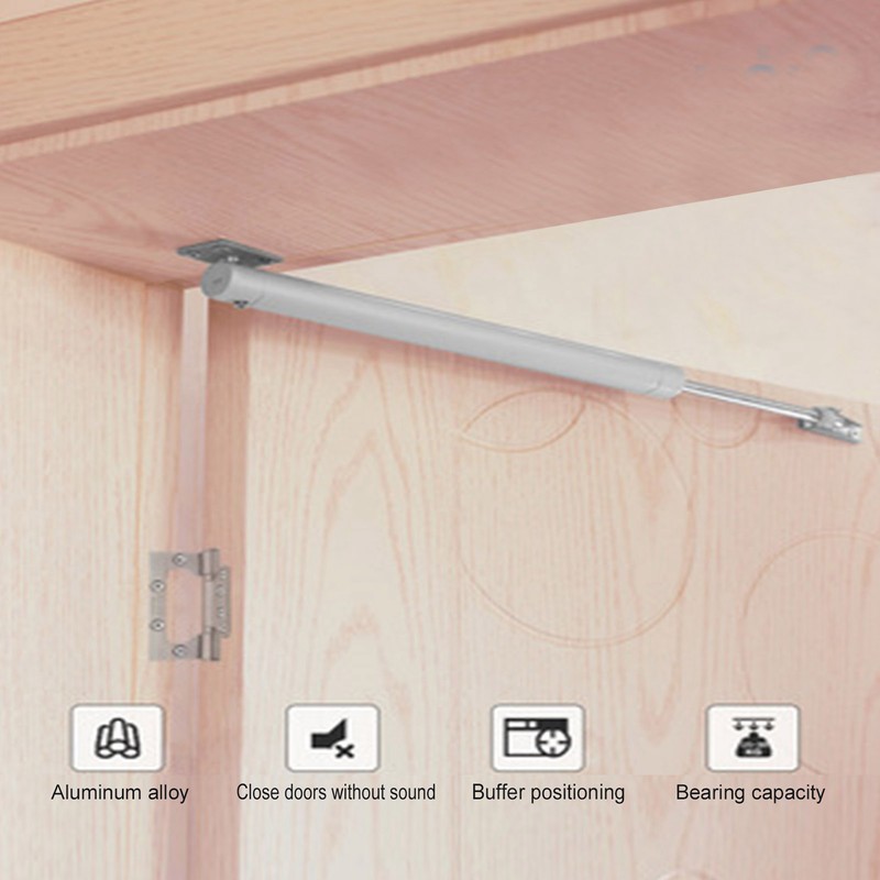 Aluminium Alloy Pneumatic Buffer Positioning Door Closer Hydraulic Closer Home