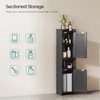GLANZALANT Bathroom Cabinet with 2 Doors, 7.3 x 9.8 x