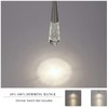 JoollySun Modern Crystal Pendant Light: Brushed Nickel Mini Hanging Light