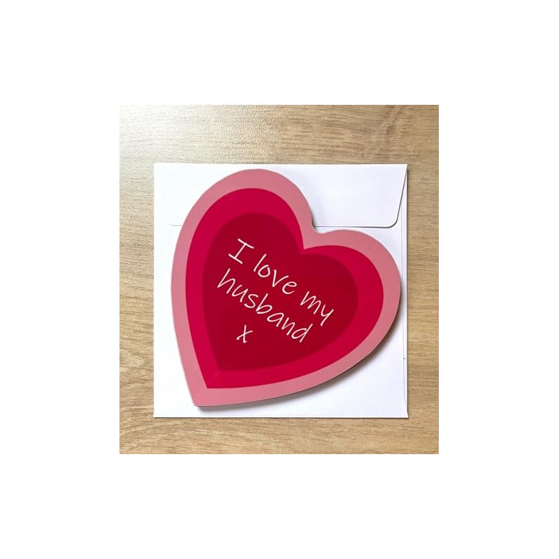 Romantic Love Message on Novelty Heart Shaped Coaster - Unique