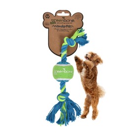 Greenbone Wonderpet! Pull n Play Tennis Ball Toys - Small Size Dogs
