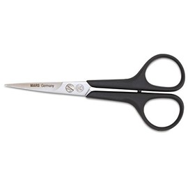 Mars Professional Stainless Steel Hair Grooming Scissors Shears, Nylon Handles, 5" Length
