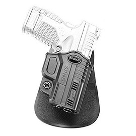 Fobus SPND Evolution Holster for Springfield XD-S 3.3in. & 4in. .45, XD-S 3.3in. & 4in. 9mm & .40 , Right Hand Paddle, Black