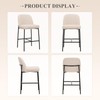 COLAMY Counter Height Bar Stools Set of 2, 25 Inch