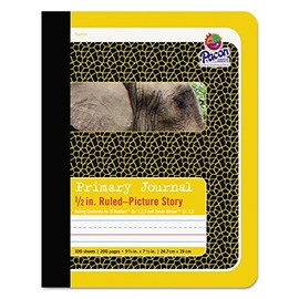 Pacon Composition Book, 9 3/4"X7 1/2", Picture Story, D'Nealian (Grades 1,2 & 3) Zaner-Bloser (Grades 2&3), 100 Sheets