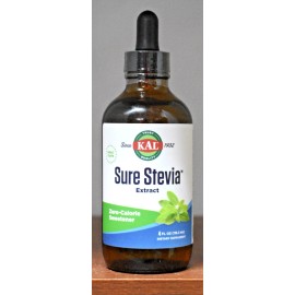 KAL Sure Stevia Extract 4 Fl Oz (118.3 ml) Zero Calorie Sweetener